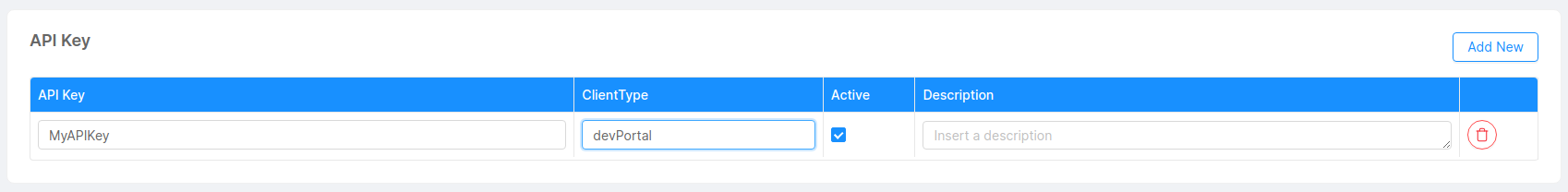 API Key