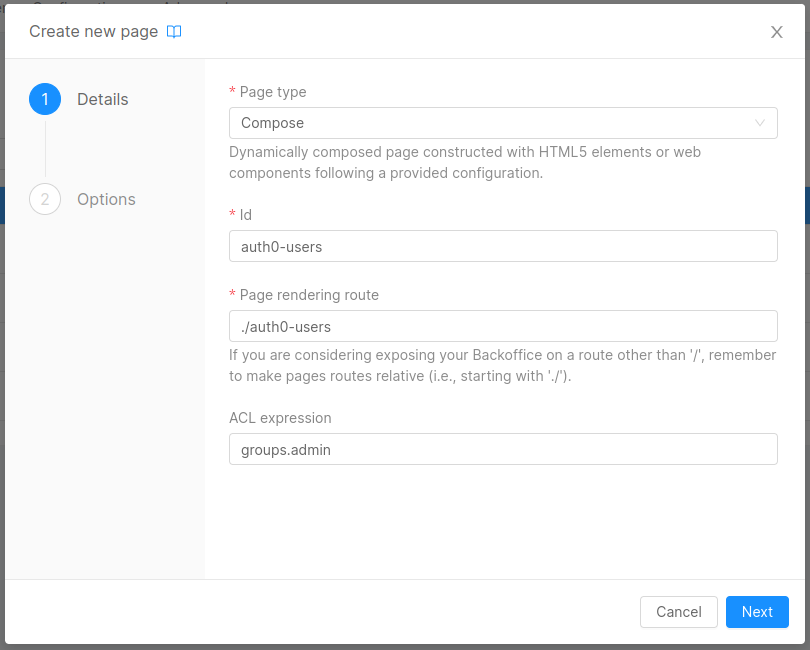 User Configuration