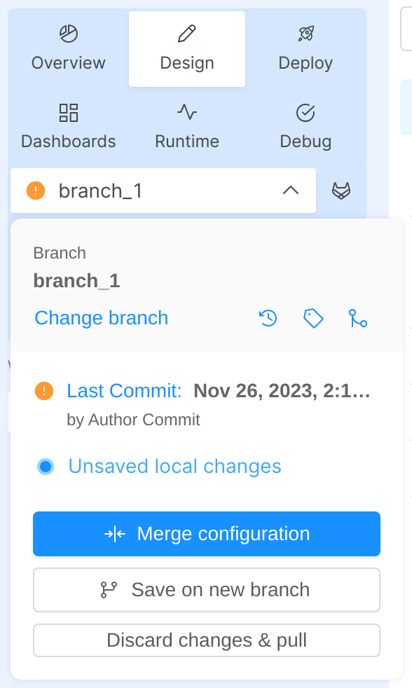 Pull configuration