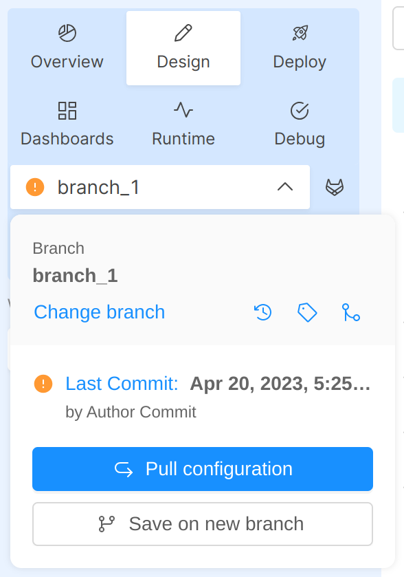 Pull configuration