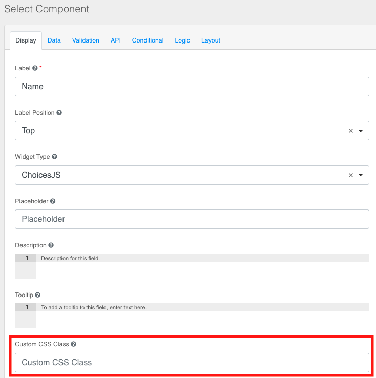 Styled form Template