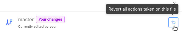 Merge modal sidebar item with change detail