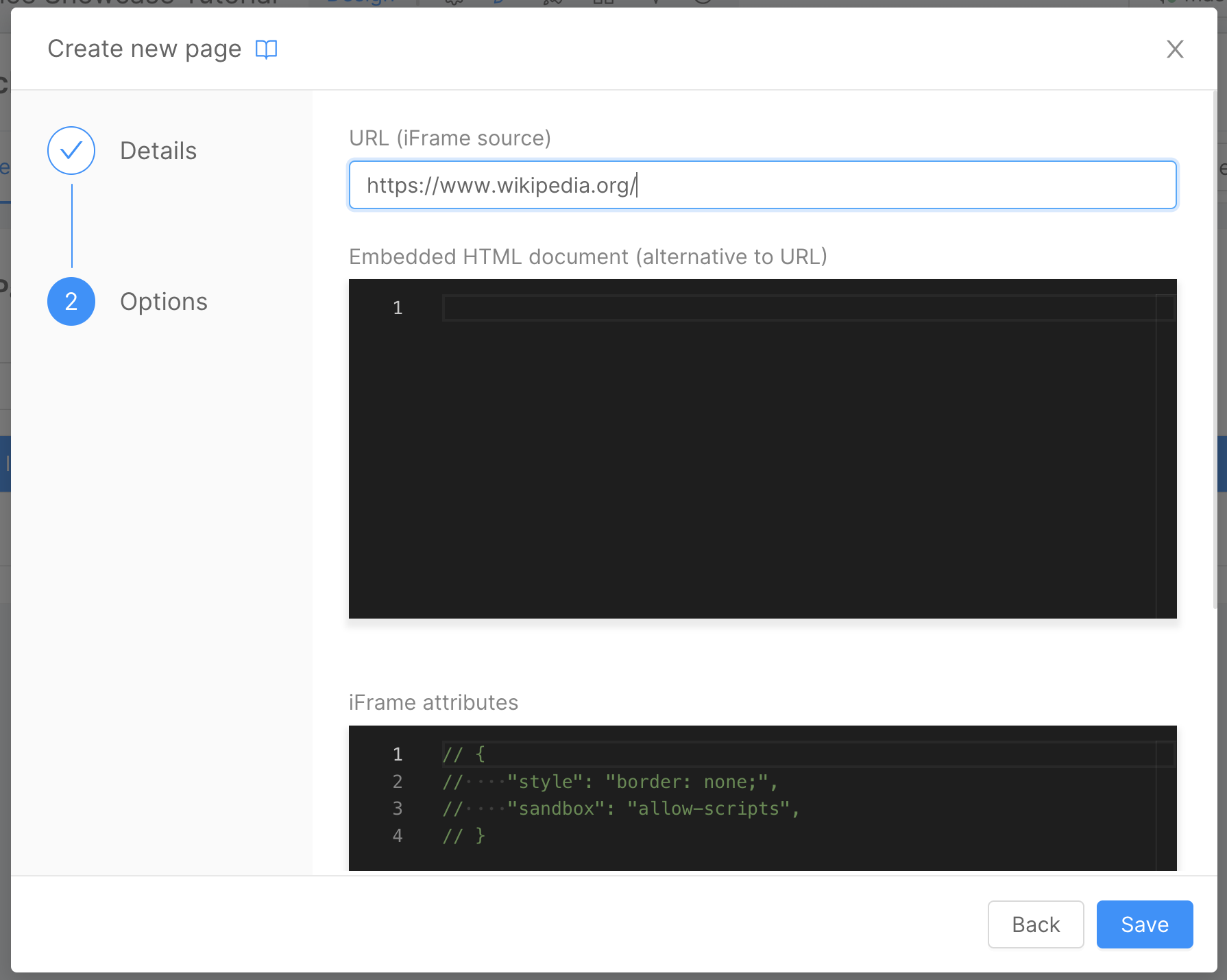 Create New Page