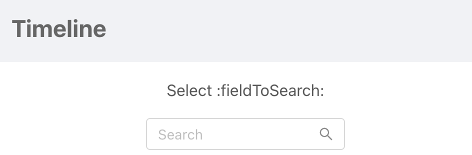 Timeline Search
