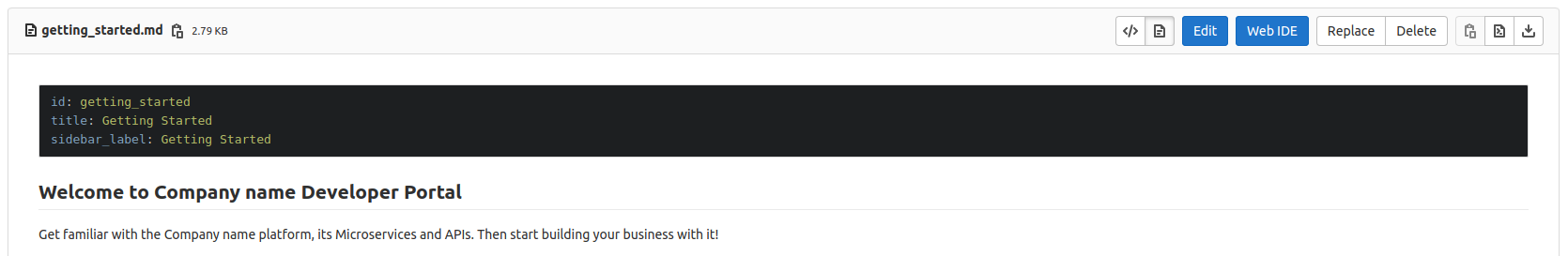 web ide